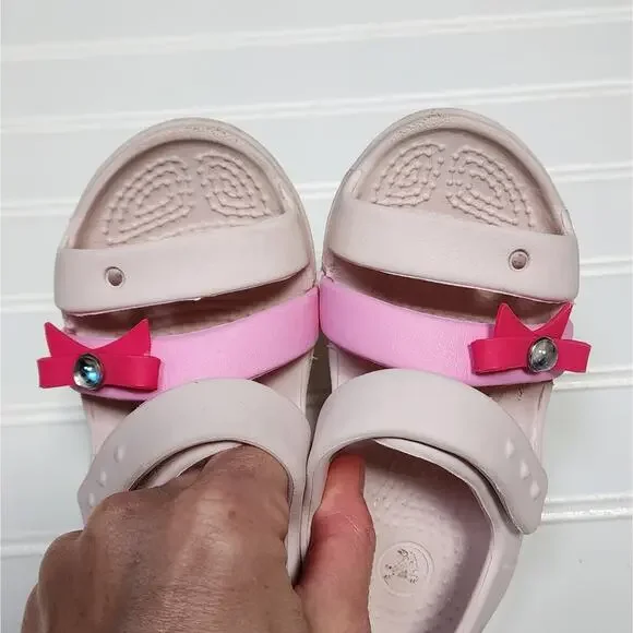 Crocs Kids Keeley Charm Sandals - Picture 7 of 11
